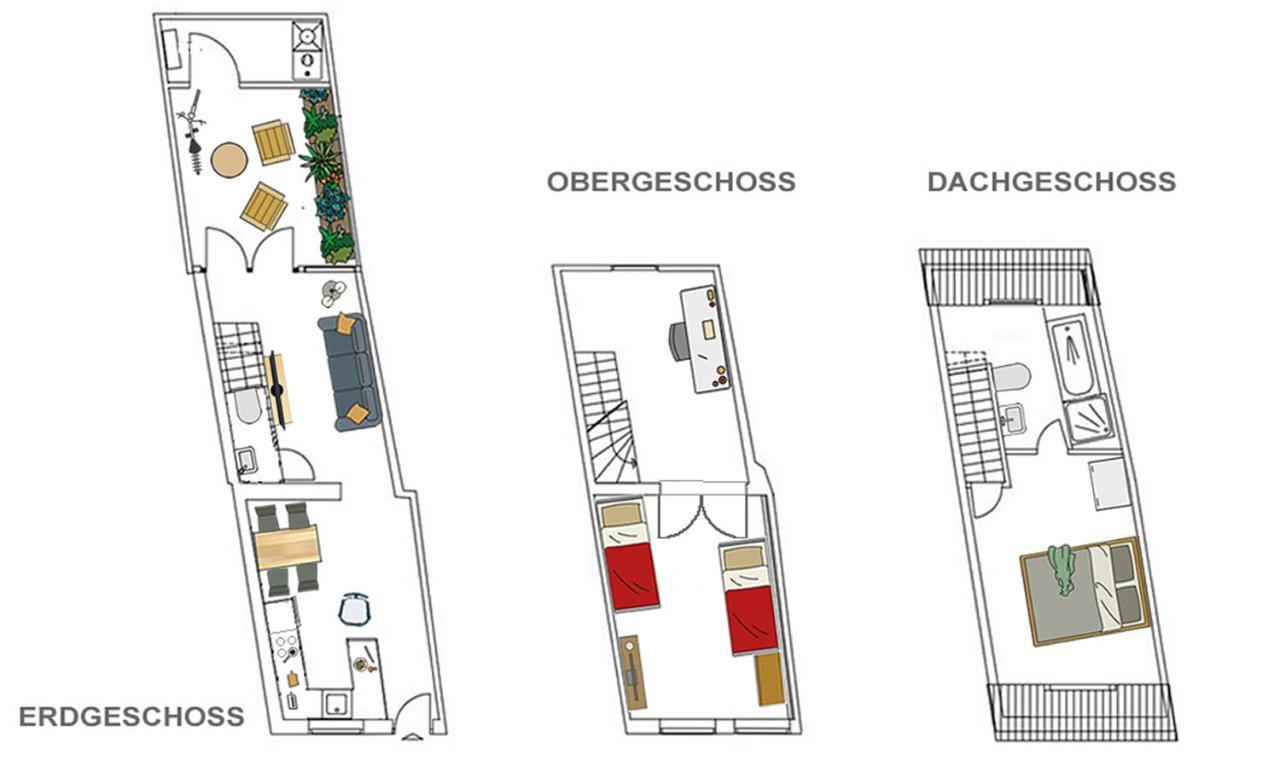 Altstadthaus "Schlaegertwiete Nr.3" Lüneburg Eksteriør billede
